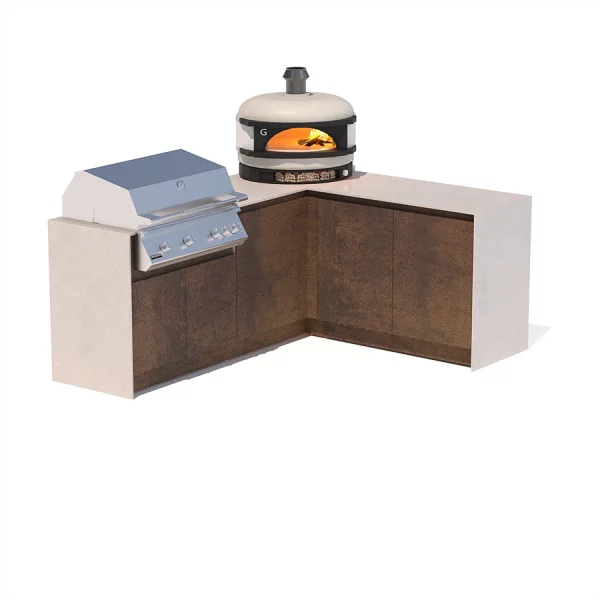 Igneous Outdoor Kitchens Premium LI - L-Shaped Layout